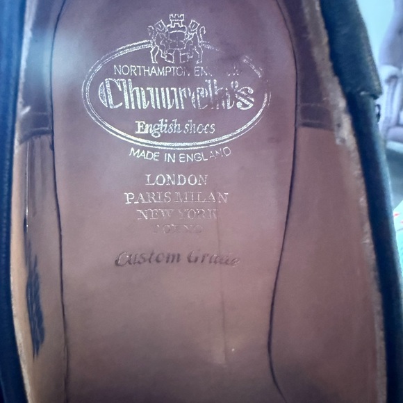 Men’s brown genuine calf leather penny loafers